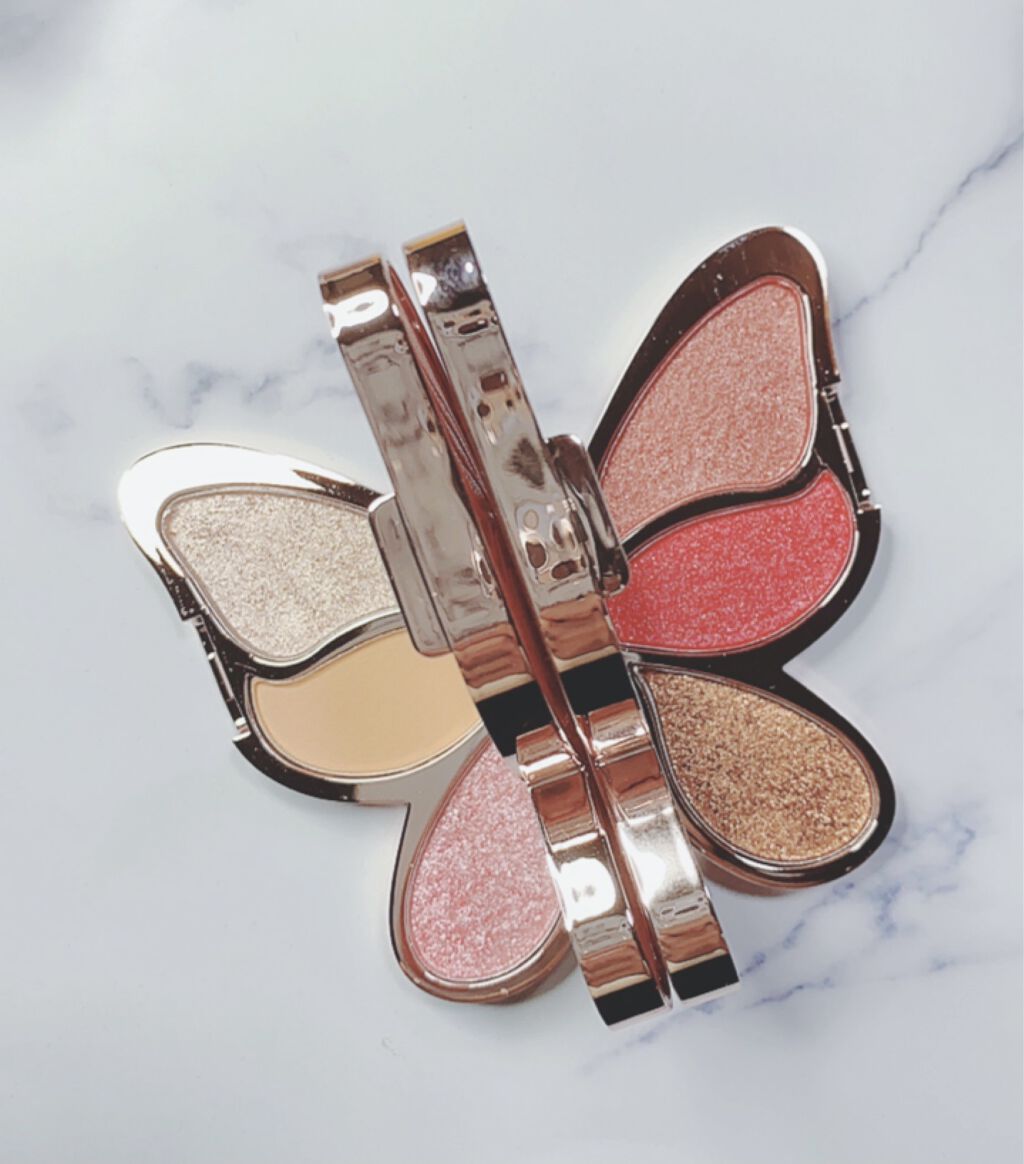 バタフライアイシャドウパレット/AGAG/アイシャドウパレットを使ったクチコミ（3枚目）