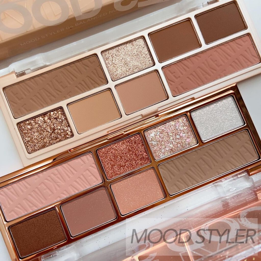 ムードスタイラー 04 BALANCED NUDE/wakemake/アイシャドウパレットを使ったクチコミ（2枚目）