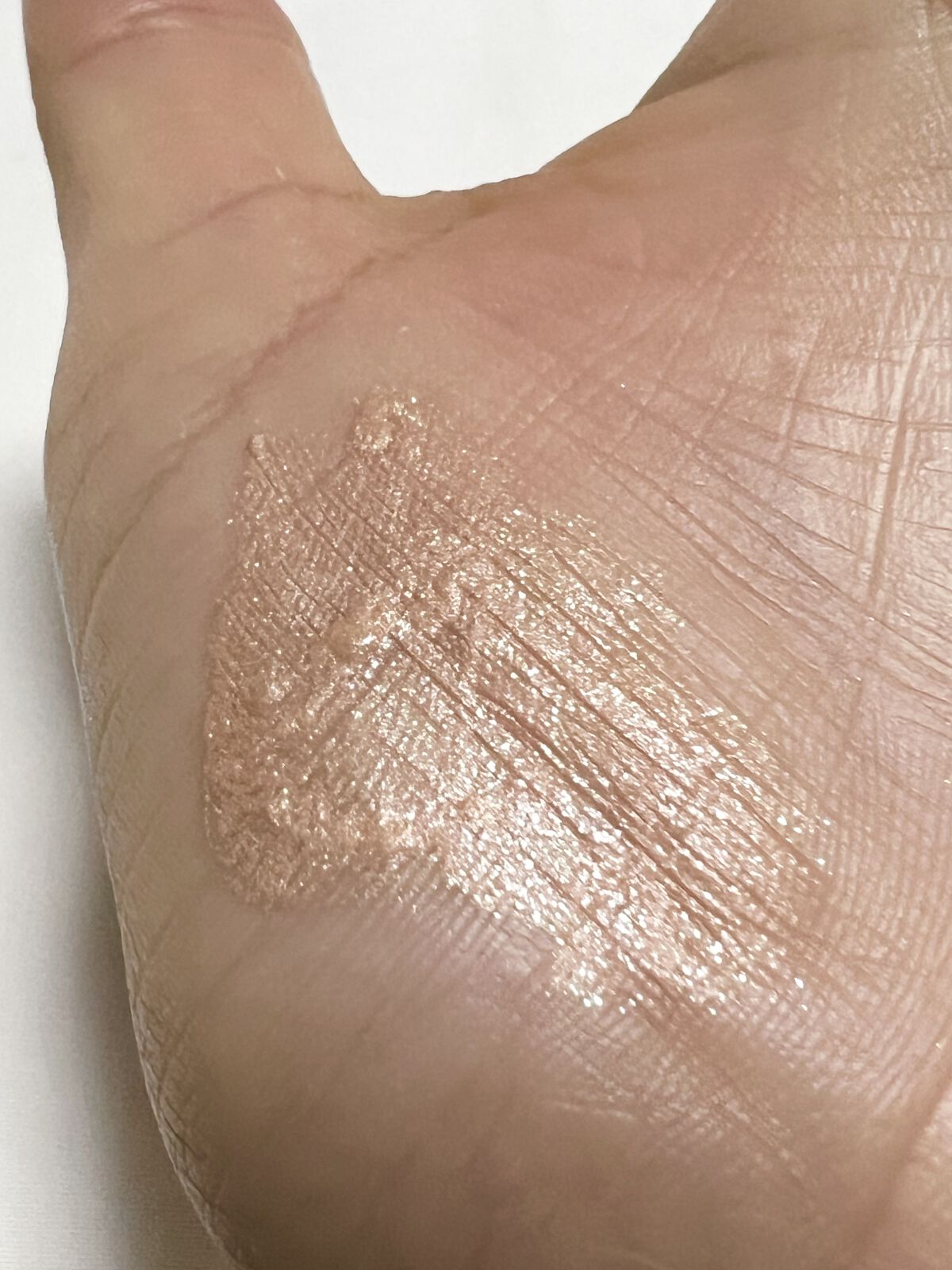 カレンデュラアイシャドウリキッド 0C03 スパークルライト/SHIRO/リキッドアイシャドウを使ったクチコミ（3枚目）