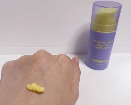 ビタミンA-mazingバクチオールナイトクリーム/By Wishtrend/フェイスクリームを使ったクチコミ(2枚目)