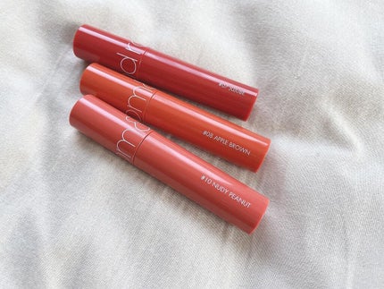 ジューシーラスティングティント/rom&nd/リップティントを使ったクチコミ(1枚目)