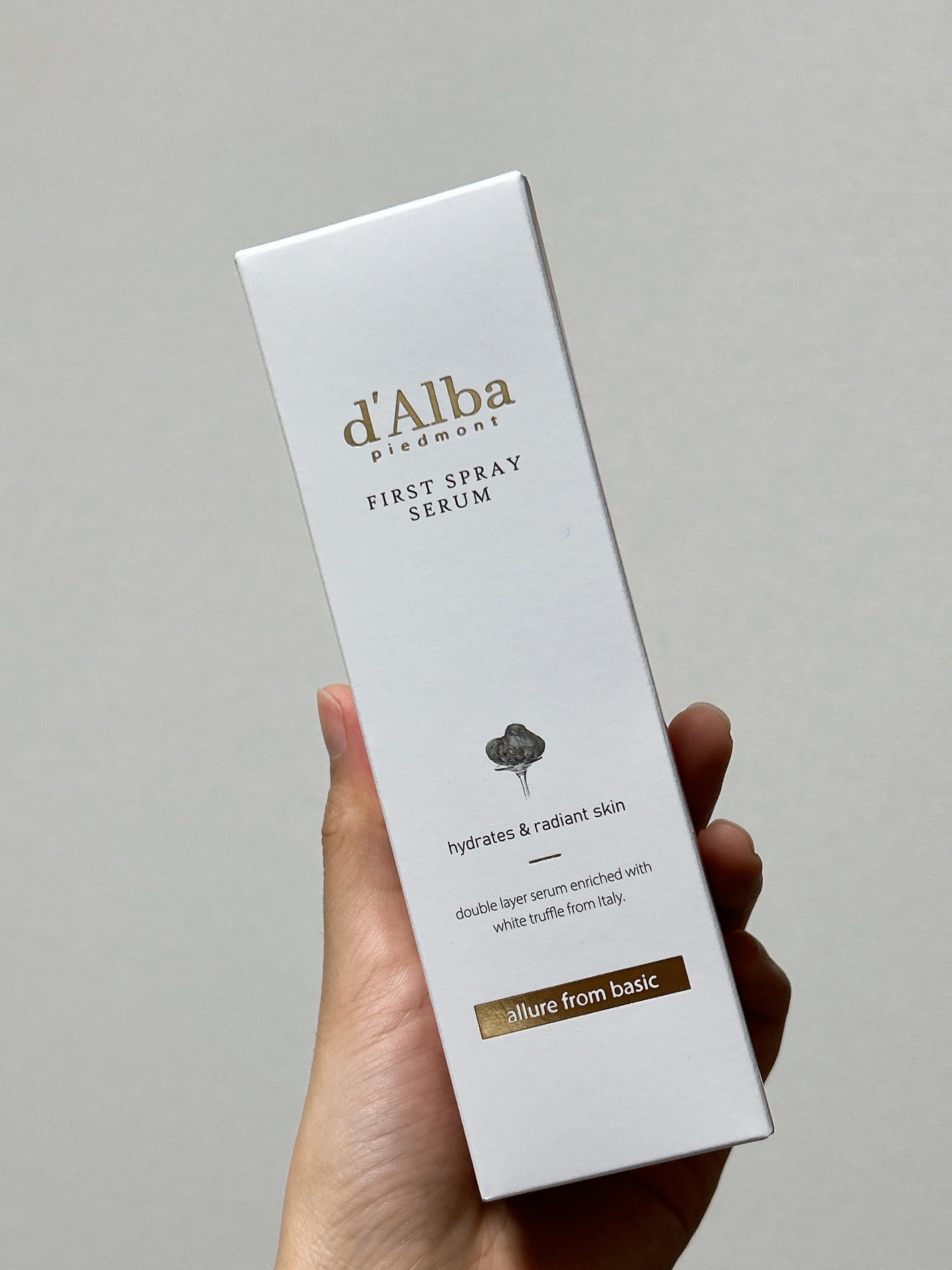 ダルバ ホワイトトリュフファーストスプレーセラム/ダルバ/ミスト状化粧水を使ったクチコミ(3枚目)