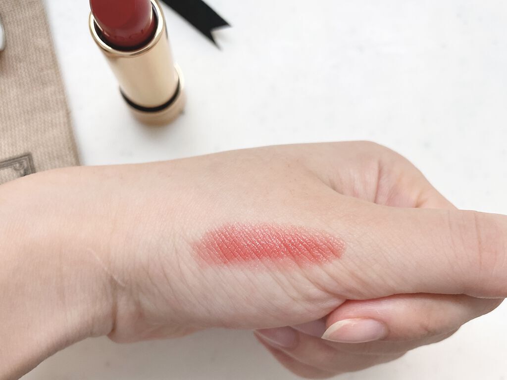 グッチ ルージュ ア レーヴル ヴォワル/GUCCI beauty/口紅を使ったクチコミ（2枚目）