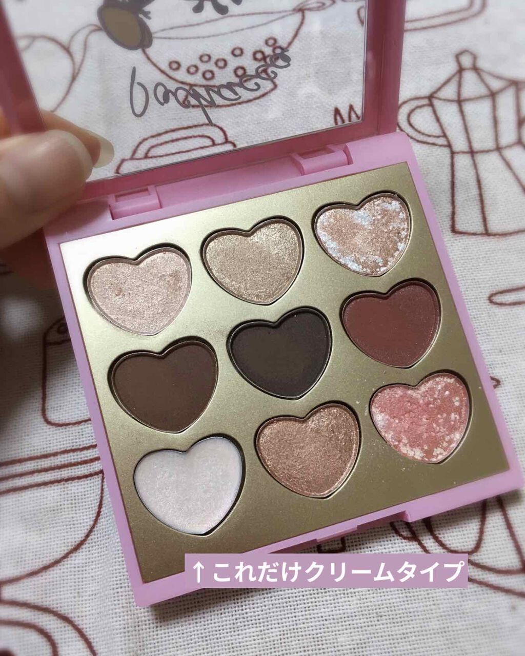 アイシャドウパレット ポチャッコ/IT'S DEMO/アイシャドウパレットを使ったクチコミ（2枚目）