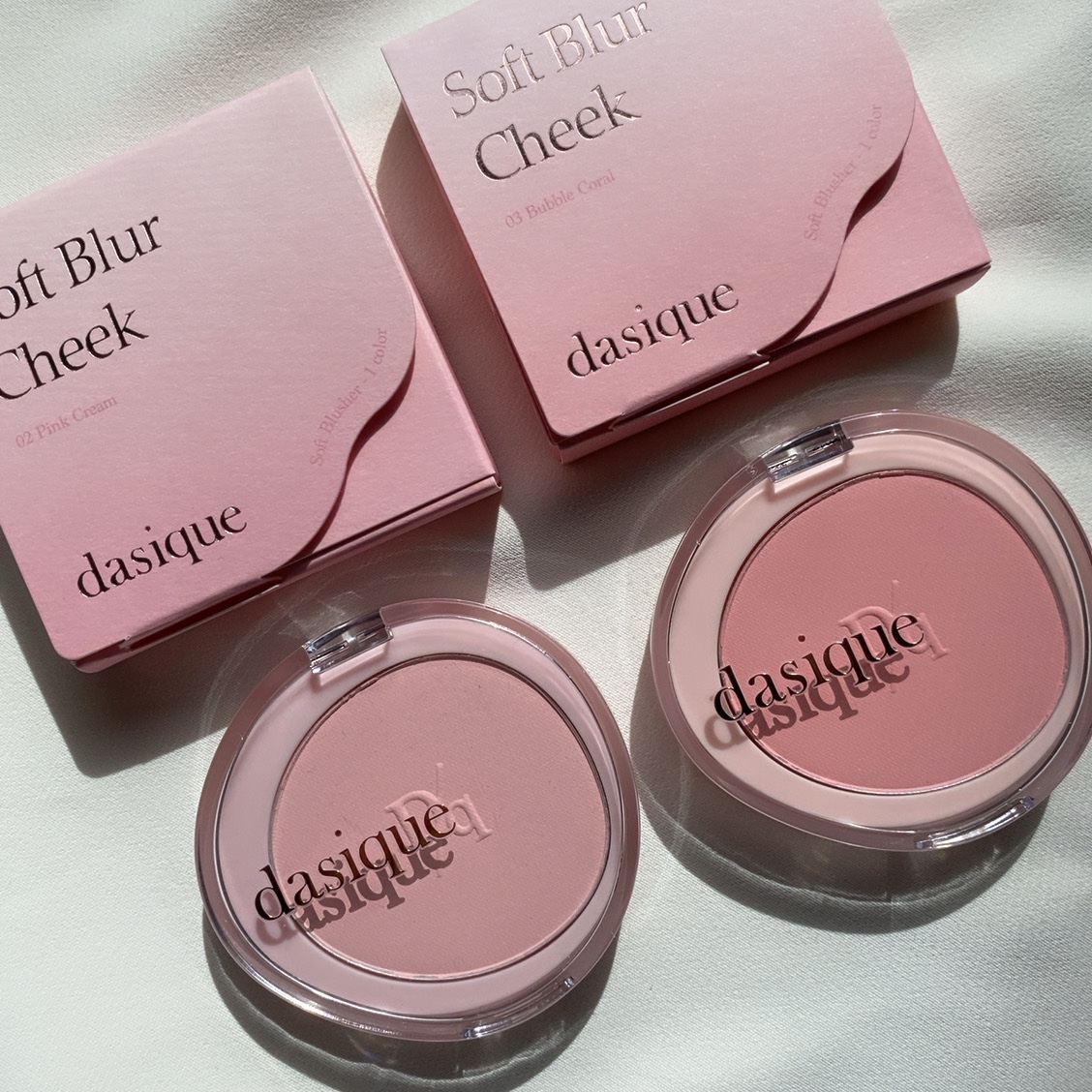 ソフトブラーチーク/dasique/パウダーチークを使ったクチコミ（2枚目）