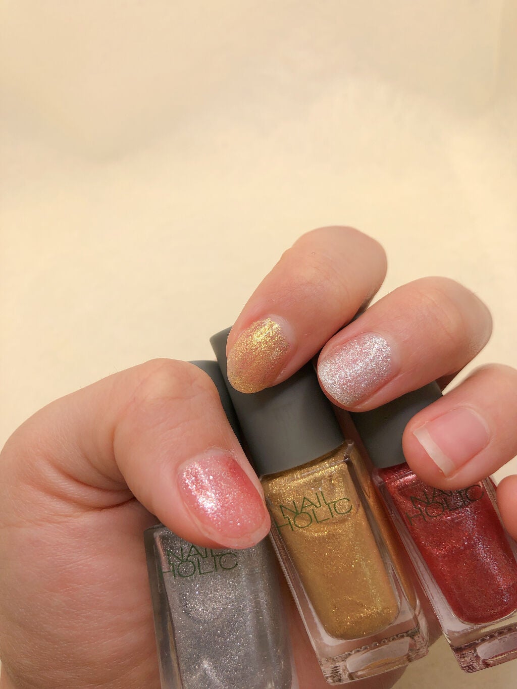 ネイルホリック リミテッドカラー Sparkle ornament/ネイルホリック/マニキュアを使ったクチコミ(3枚目)