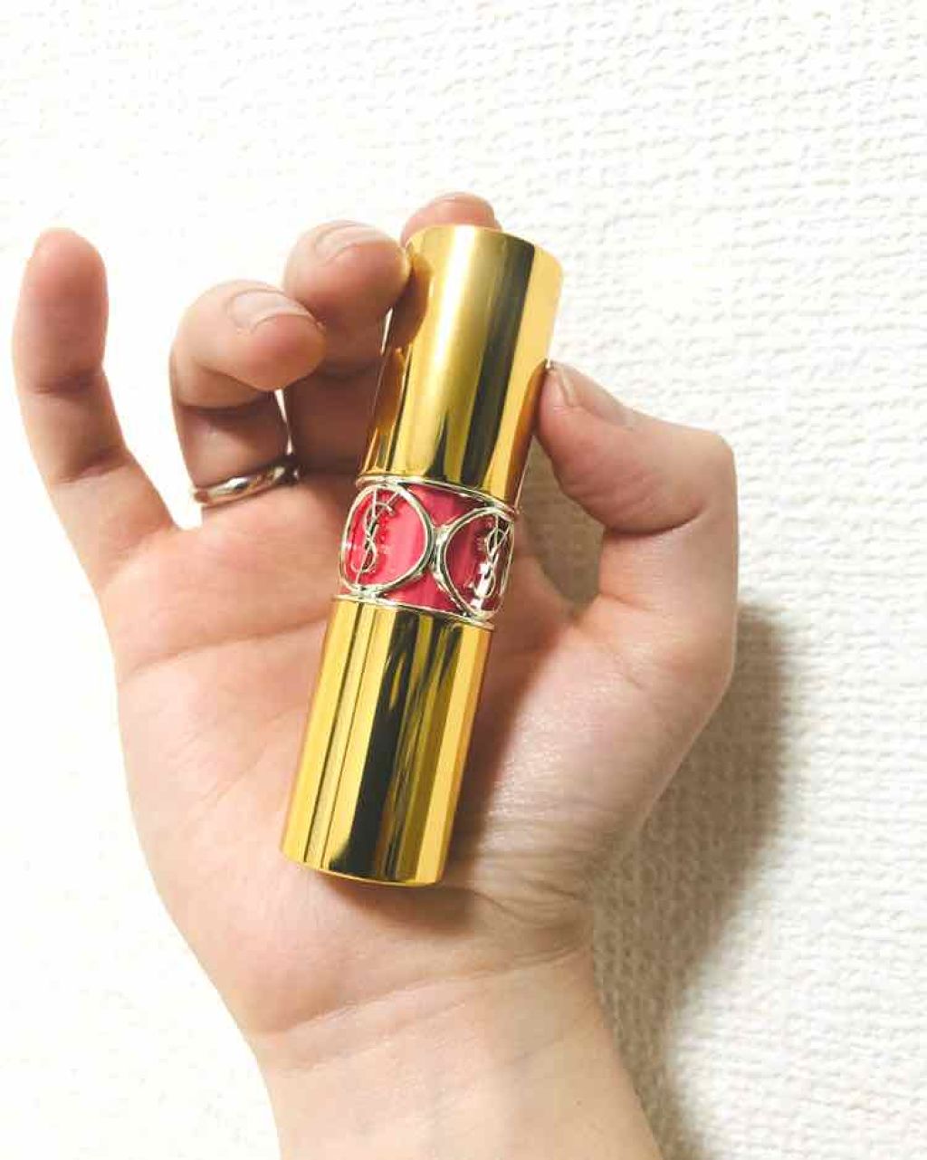 ルージュ ヴォリュプテ シャイン/YVES SAINT LAURENT BEAUTE/口紅を使ったクチコミ（1枚目）