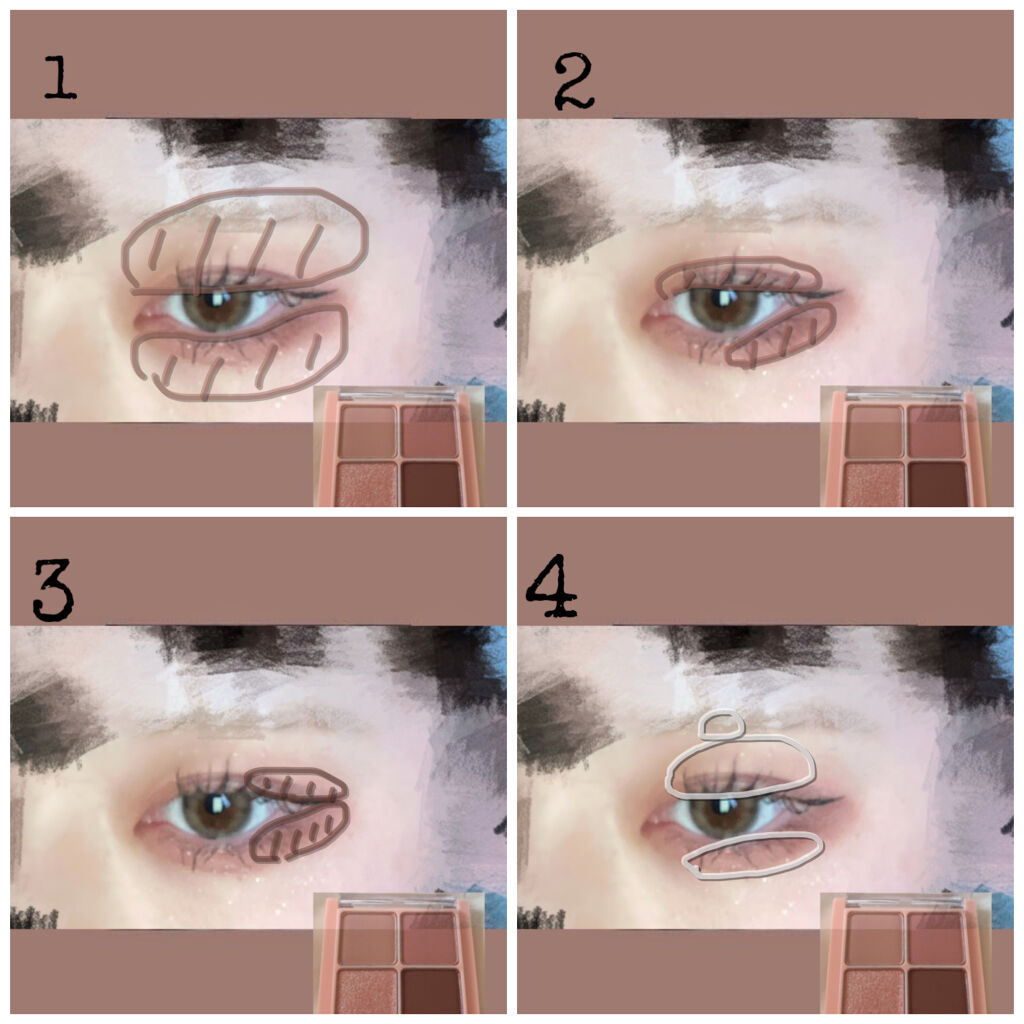 ベターザンアイズ/rom&nd/アイシャドウパレットを使ったクチコミ（2枚目）