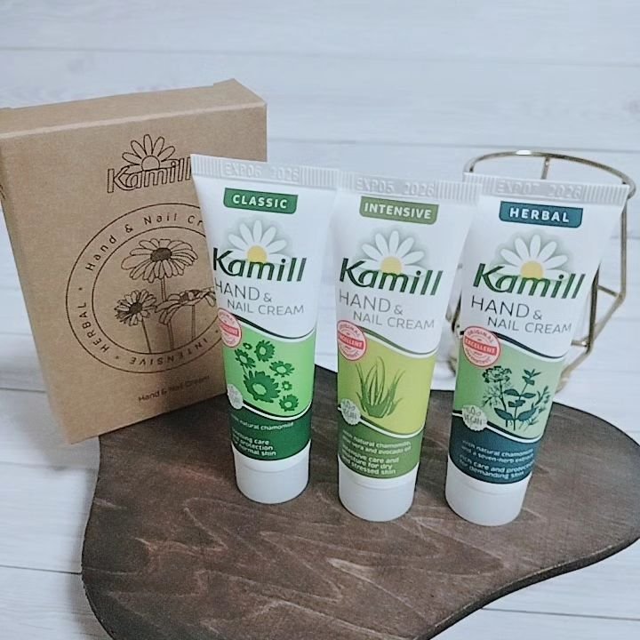 ハンド＆ネイルクリームミニ 企画セット30ml*3/カミール/その他キットセットを使ったクチコミ（2枚目）