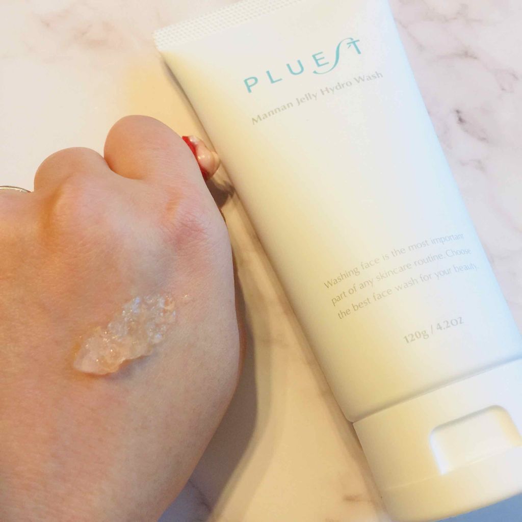マンナンジェリーハイドロウォッシュ/PLUEST/洗顔料を使ったクチコミ（2枚目）