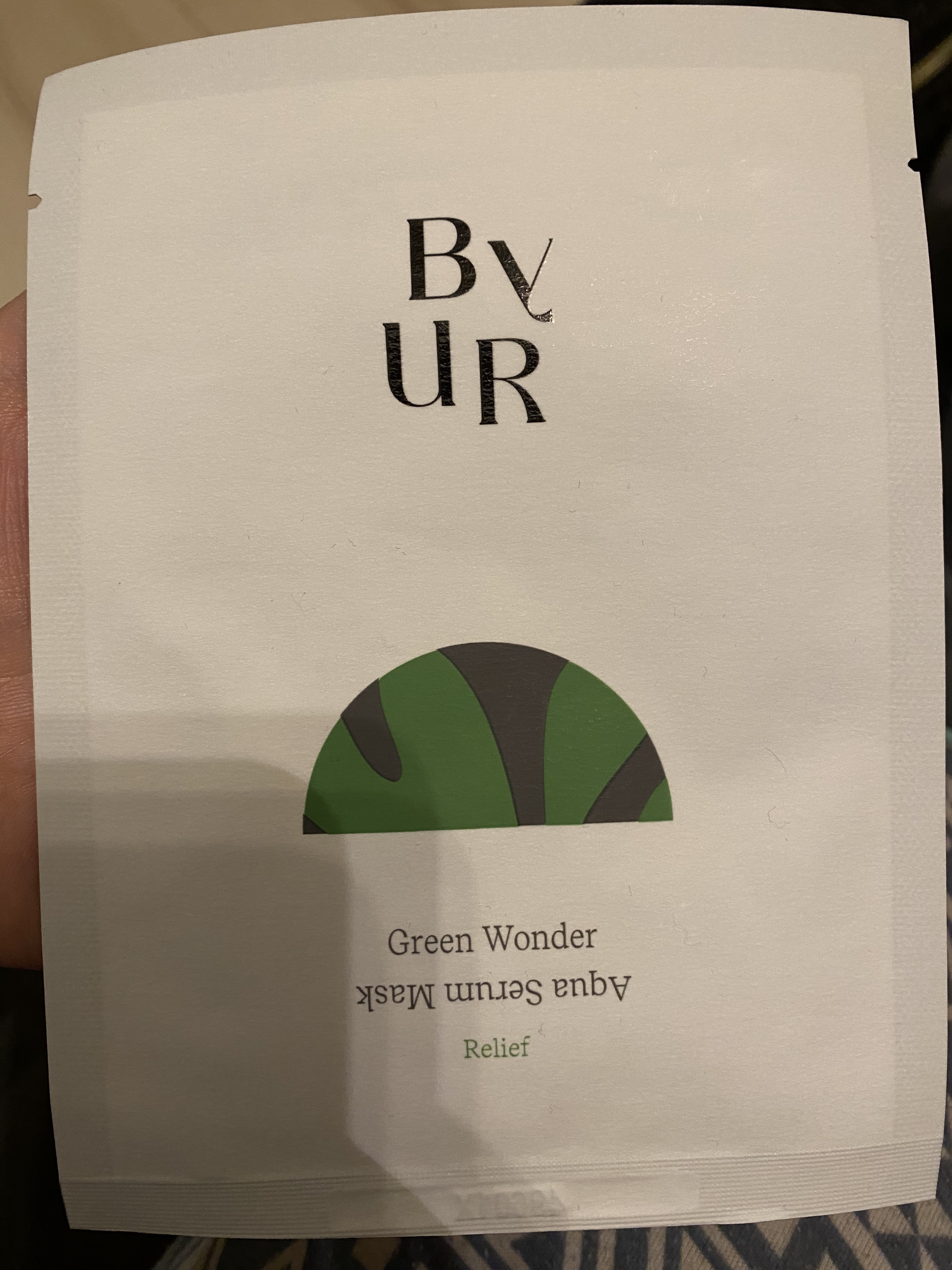 スージンググリーン アクアセラムマスク/ByUR/シートマスク・パックを使ったクチコミ（1枚目）