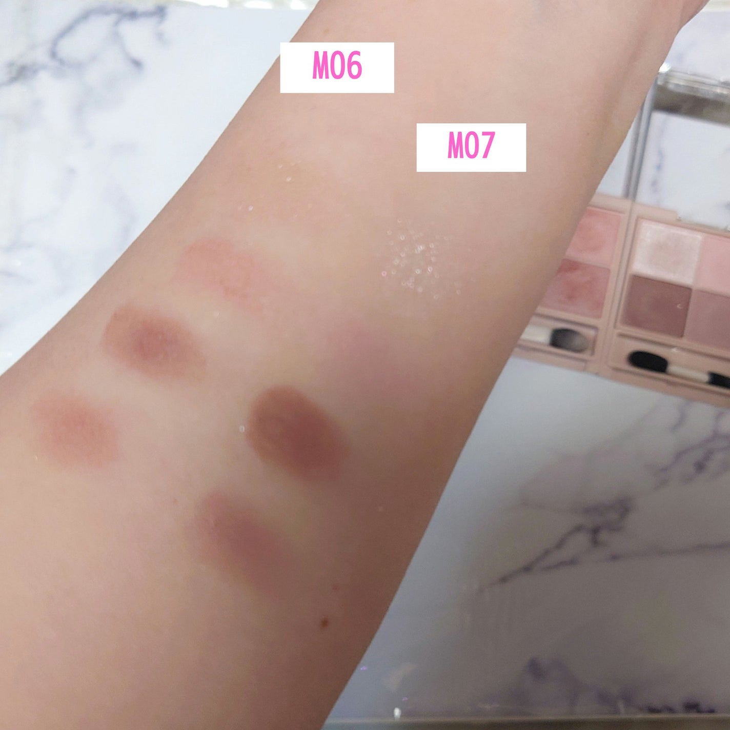 シルキースフレアイズ(マットタイプ)/キャンメイク/アイシャドウパレットを使ったクチコミ(2枚目)