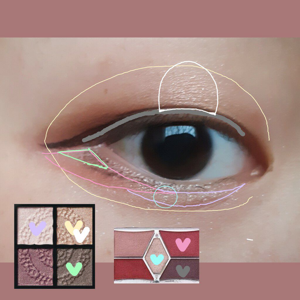 グロッシーリッチ アイズ/Visée/アイシャドウパレットを使ったクチコミ(3枚目)