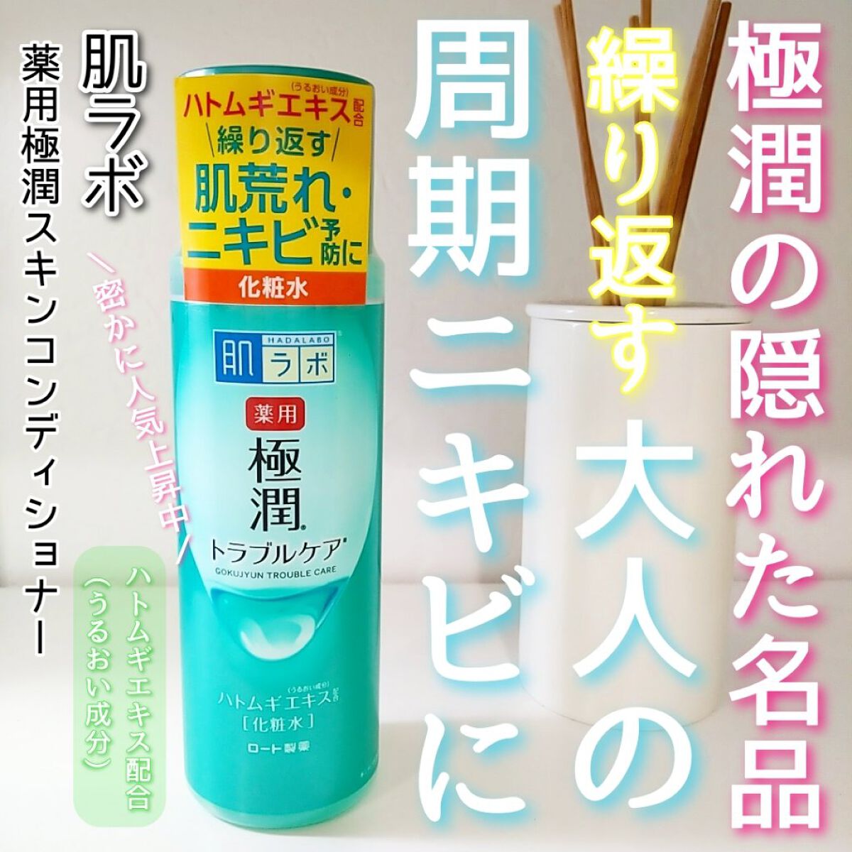 薬用 極潤 スキンコンディショナー/肌ラボ/化粧水を使ったクチコミ（1枚目）