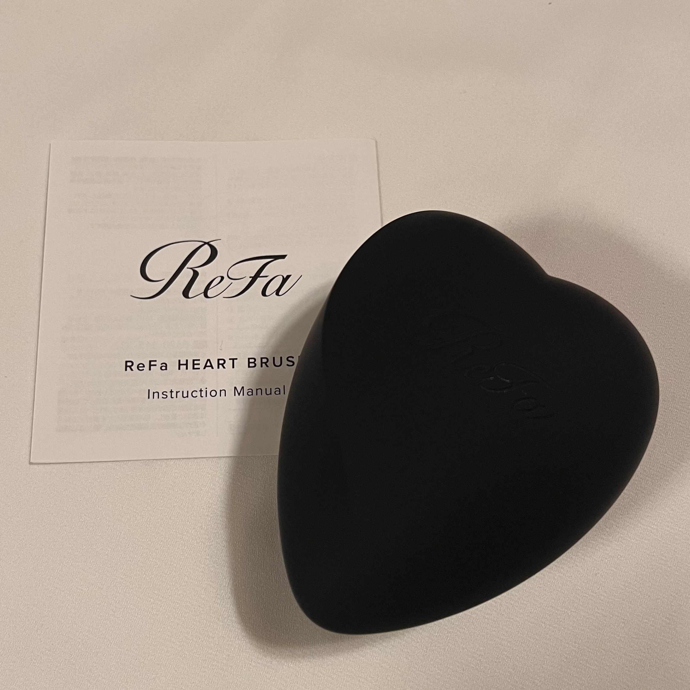 リファ ハートブラシ Mat Black（マットブラック）/ReFa/頭皮ケアを使ったクチコミ（1枚目）