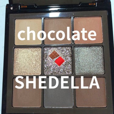  诗蒂娅九色眼影盘 (9 Colors Eye Shadow Palette)/SHEDELLA/パウダーアイシャドウを使ったクチコミ（1枚目）