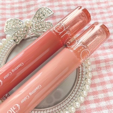 グラスティングカラーグロス/rom&nd/リップグロスを使ったクチコミ(7枚目)