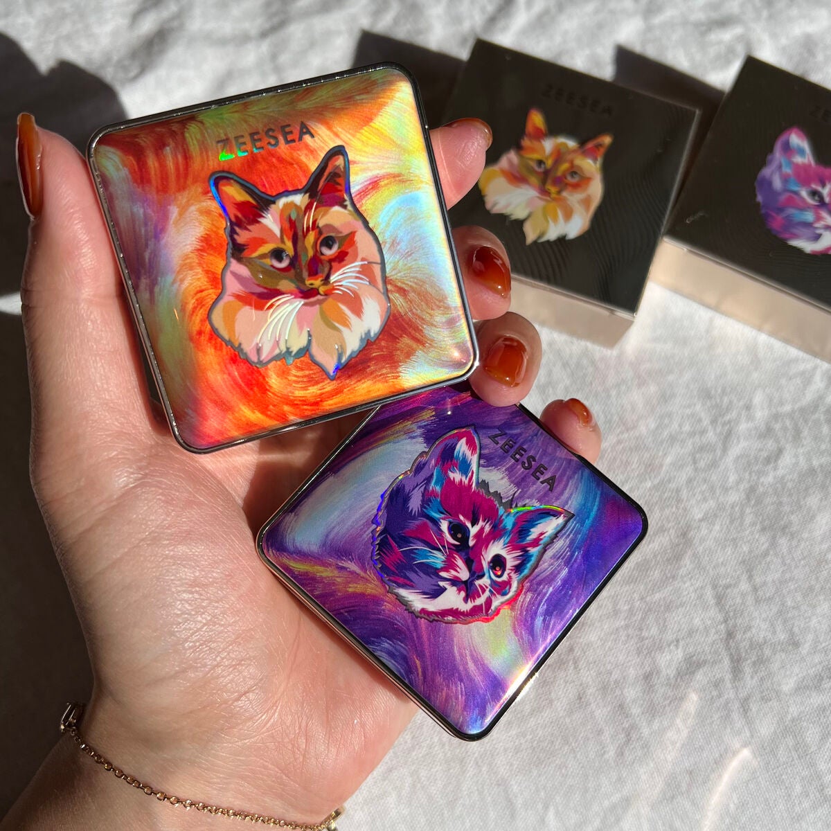 アニマルアイシャドウ(4シェード)/ZEESEA/アイシャドウパレットを使ったクチコミ(7枚目)