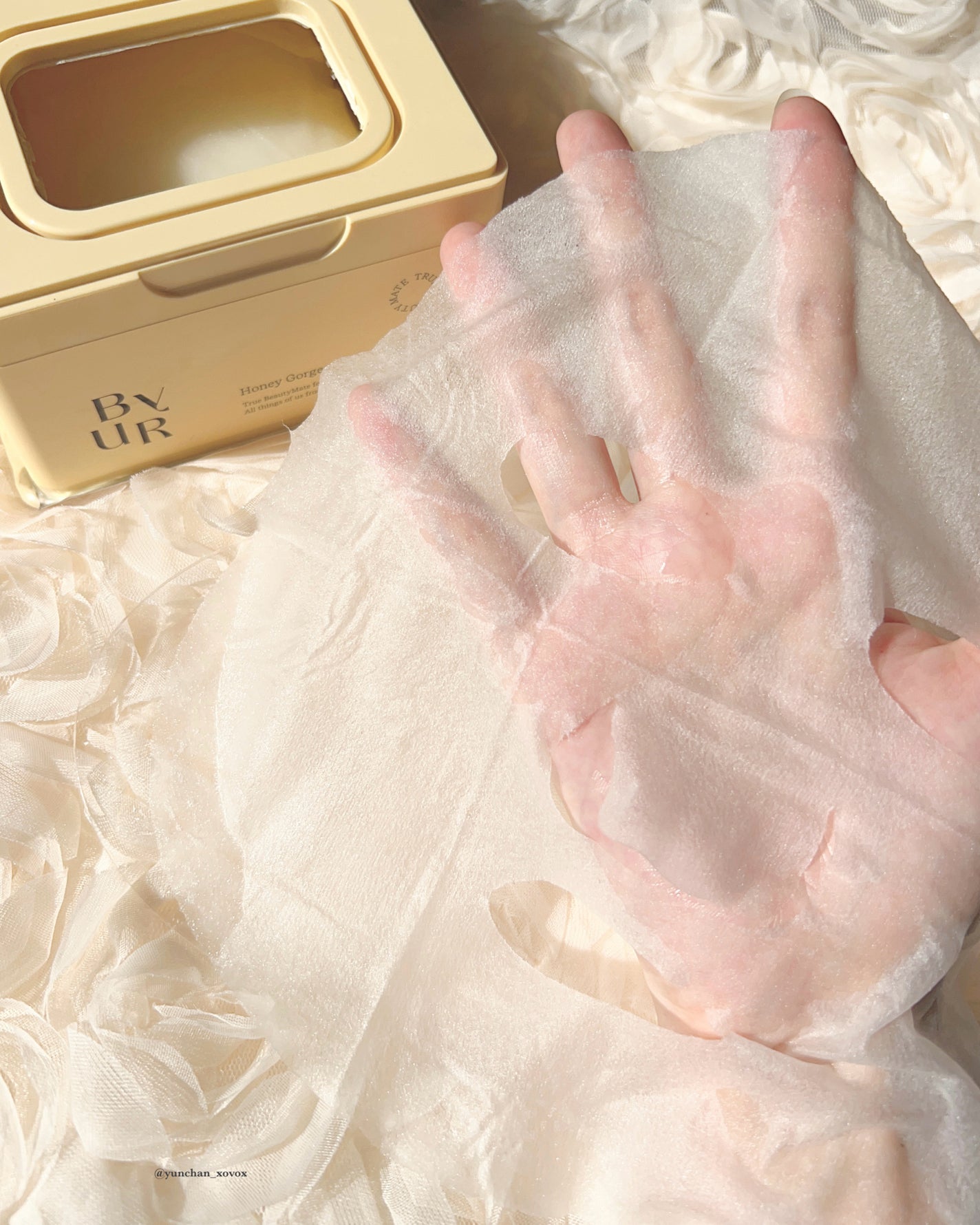 バイユア プランプハニー デイリーアクアセラムマスク/ByUR/シートマスク・パックを使ったクチコミ(7枚目)