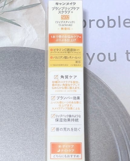 プランプリップケアスクラブ+/キャンメイク/リップスクラブを使ったクチコミ(3枚目)