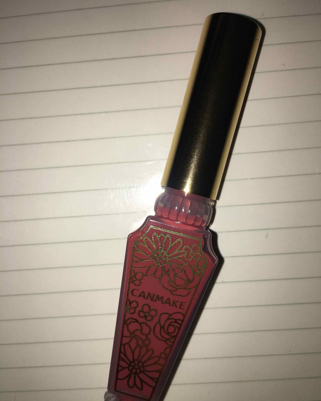 リップティントマット 01 コーラル/キャンメイク/リップグロスを使ったクチコミ（1枚目）