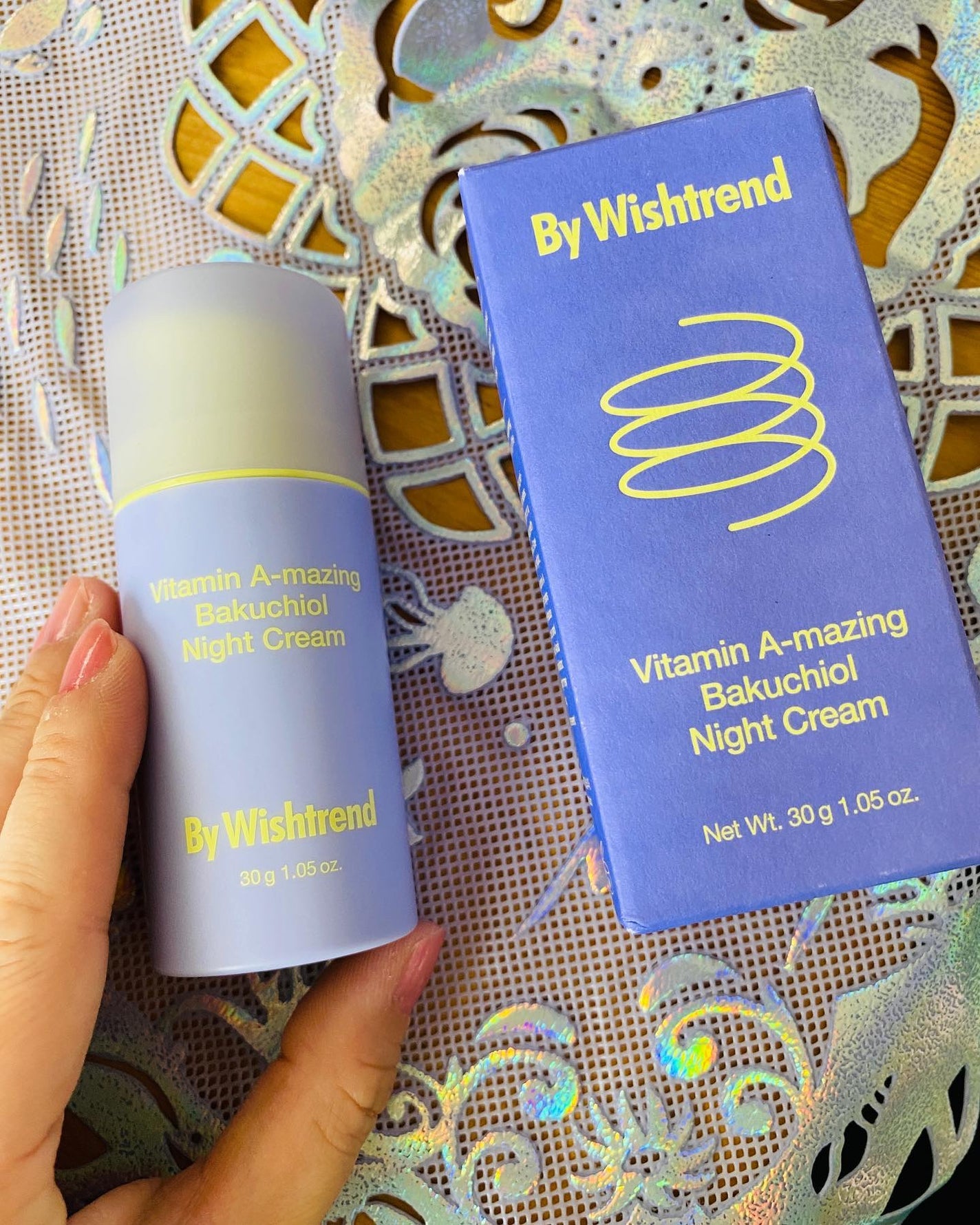 ビタミンA-mazingバクチオールナイトクリーム/By Wishtrend/フェイスクリームを使ったクチコミ(1枚目)