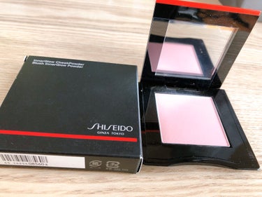 インナーグロウ チークパウダー 04 Aura Pink/SHISEIDO/パウダーチークを使ったクチコミ（2枚目）