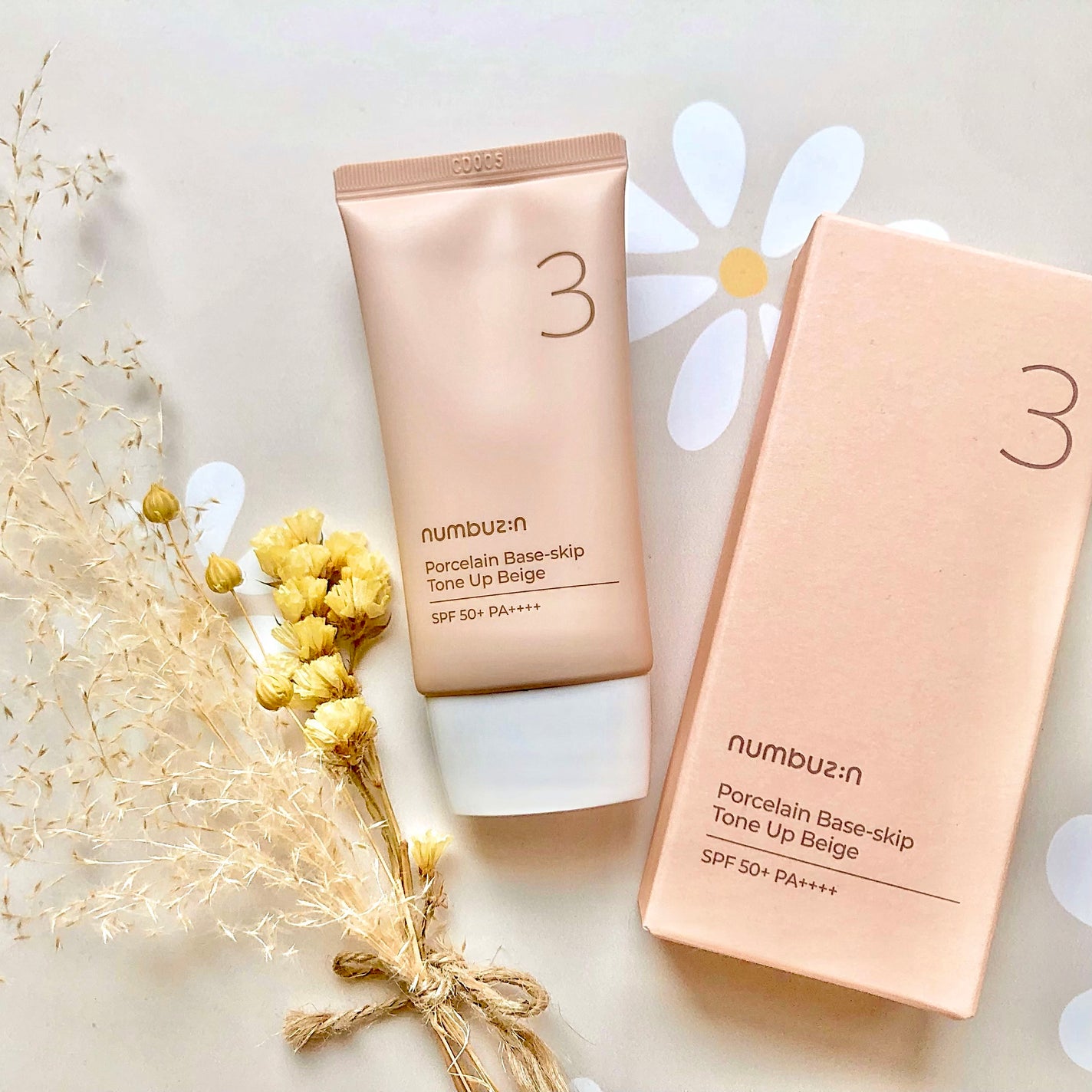 3番 ノーファンデ陶器肌トーンアップクリーム/numbuzin/化粧下地を使ったクチコミ(1枚目)