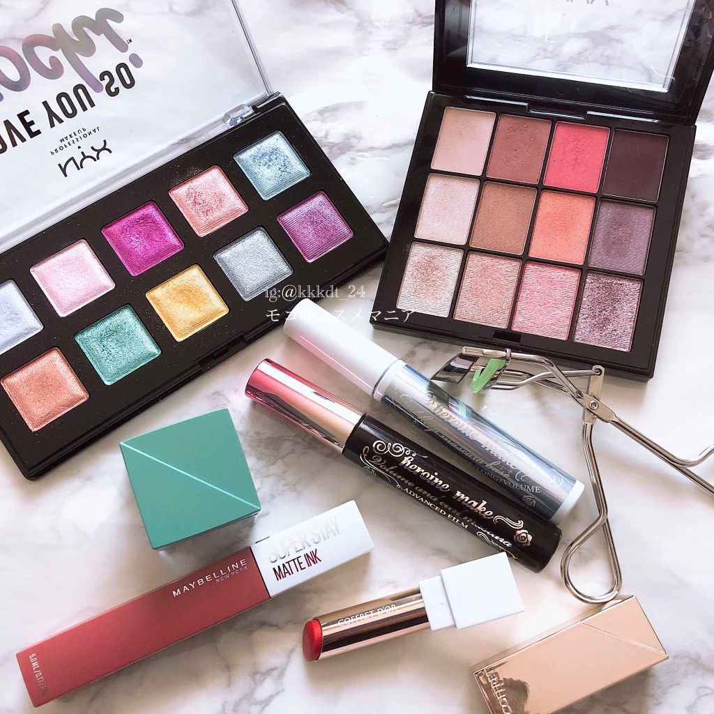 UT シャドウ パレット ミックス フィニッシュ/NYX Professional Makeup/アイシャドウパレットを使ったクチコミ(2枚目)