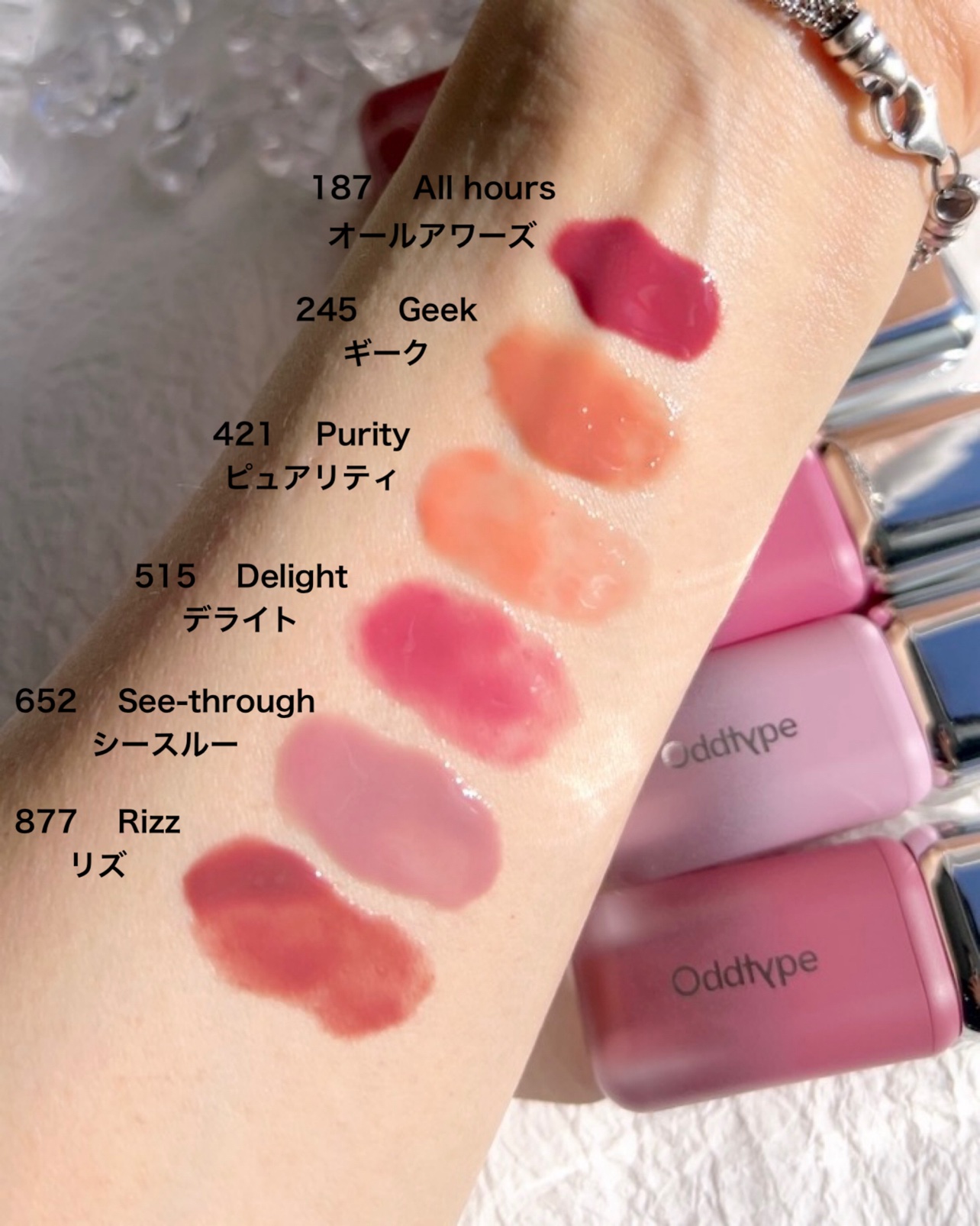 2024年冬新作口紅】UNSEEN BLUR TINT｜Oddtypeの口コミ