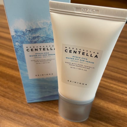 ヒアルーシカ ウォーターフィット サンセラム/SKIN1004/日焼け止めローションを使ったクチコミ(1枚目)