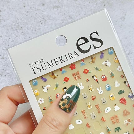 うらなか りか プロデュース おしょうがつ(たつ)/tsumekira/ネイル用品を使ったクチコミ(2枚目)