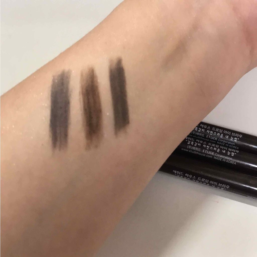 ドローイング アイブロウ ペンシル/ETUDE/アイブロウペンシルを使ったクチコミ（2枚目）