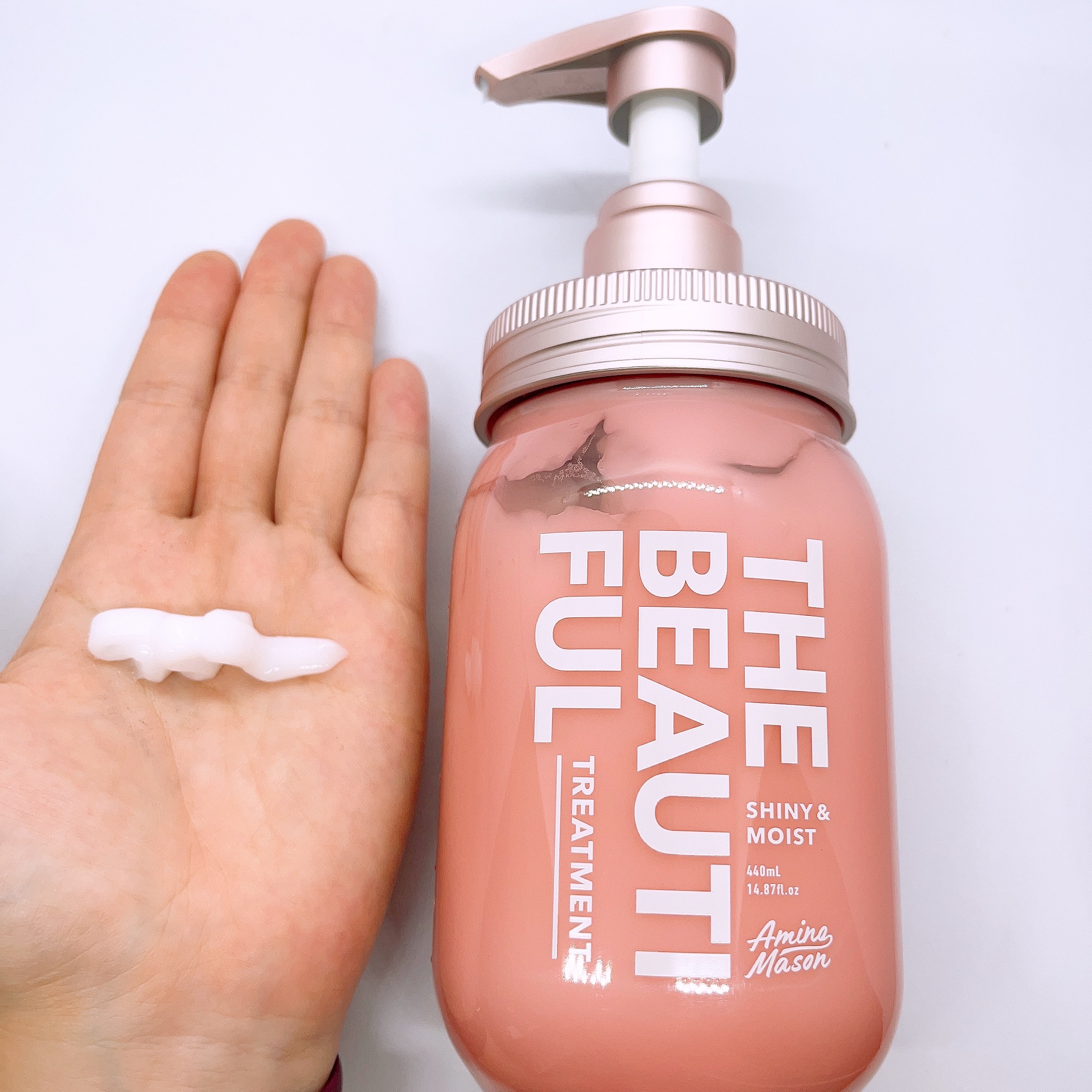 シャイニー＆モイスト シャンプー／ヘアトリートメント/アミノメイソン/市販シャンプーを使ったクチコミ（3枚目）