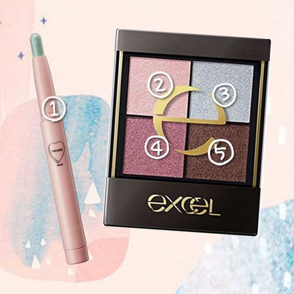 リアルクローズシャドウ/excel/アイシャドウパレットを使ったクチコミ(1枚目)