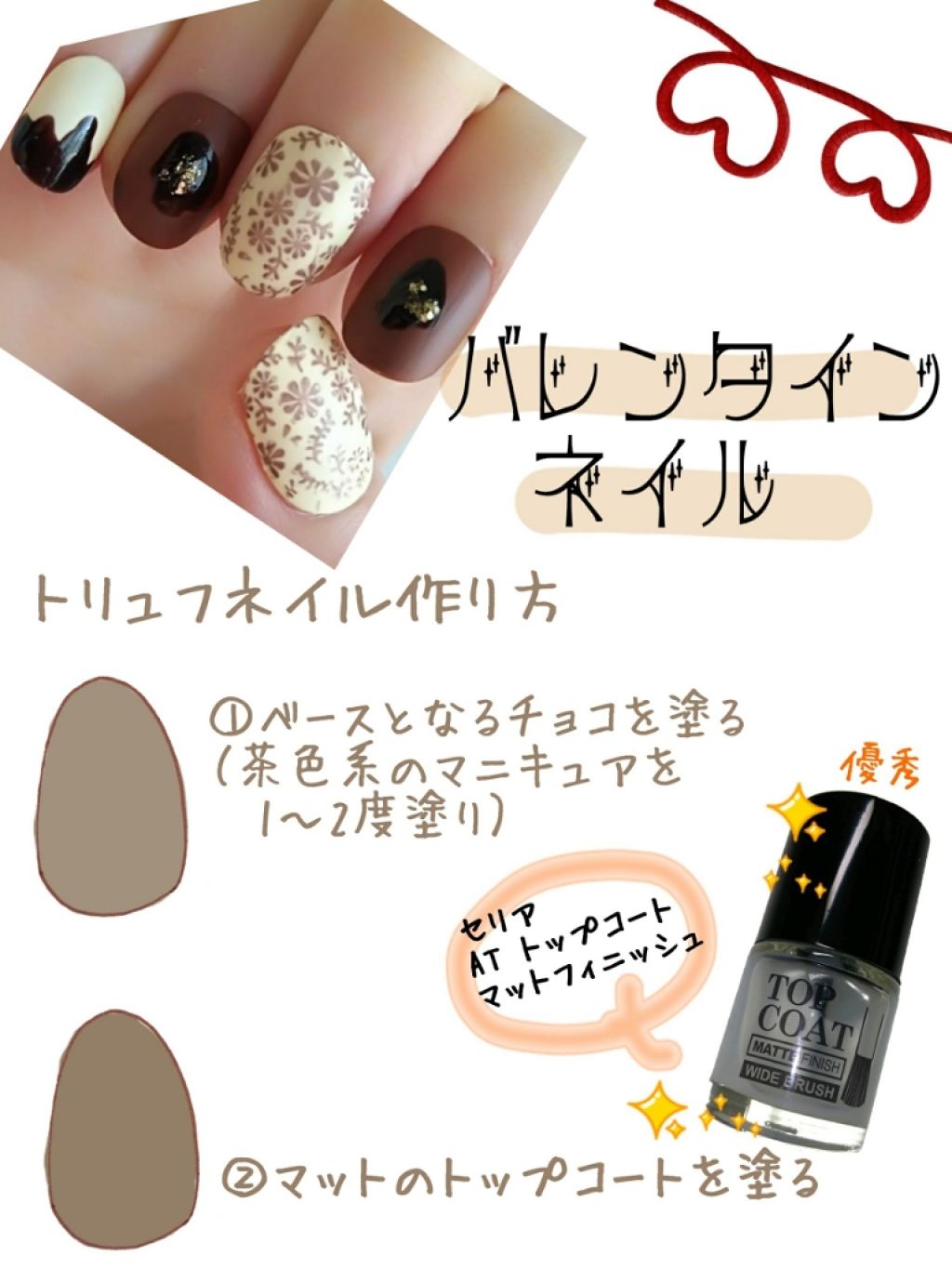 AT トップコート マットフィニッシュ/Art Collection/ネイルトップコートを使ったクチコミ（2枚目）