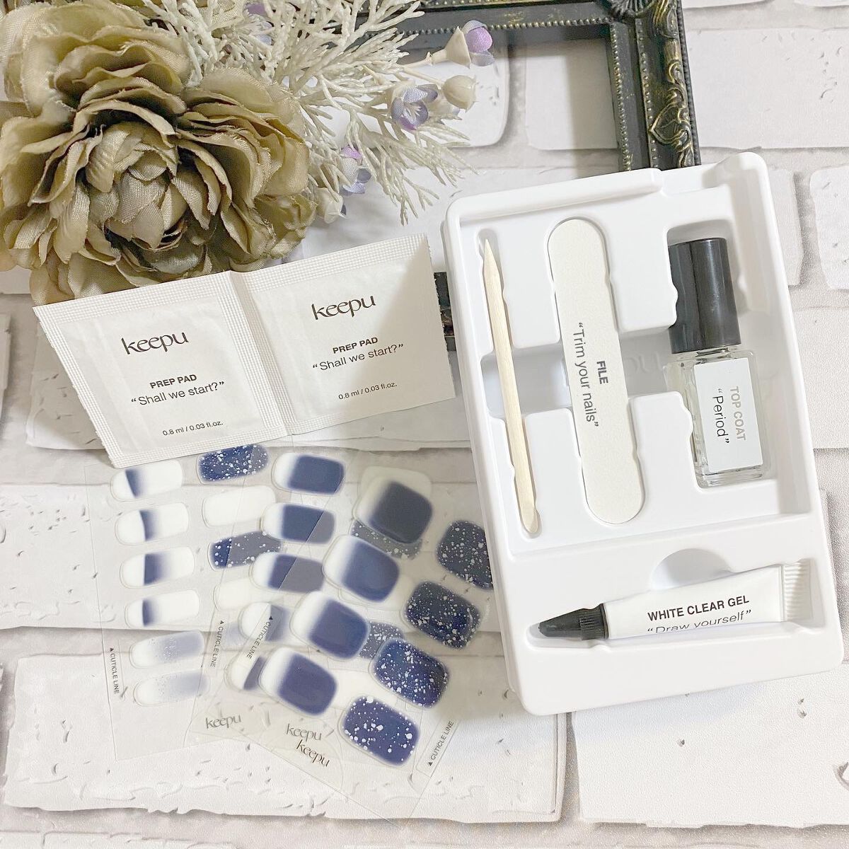 セルフカスタム ネイルシール/KEEPU/ネイルシールを使ったクチコミ(5枚目)