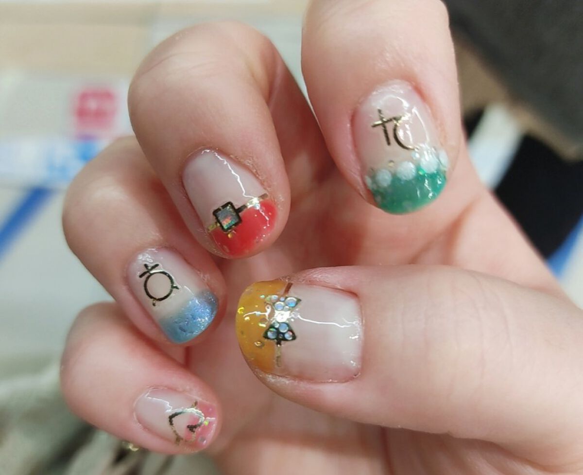 エレガンス ラズル エナメルラッカー 30 Mashup blue/エレガンス ラズル /マニキュアを使ったクチコミ（2枚目）