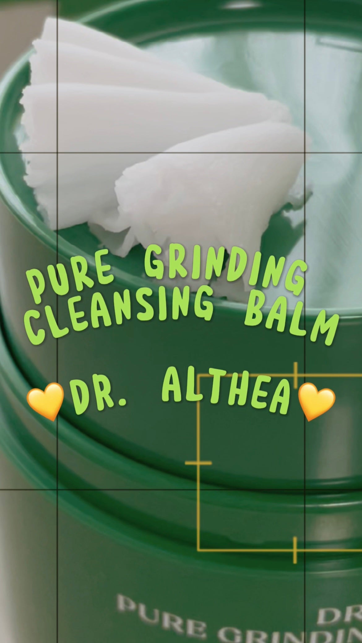 ピュアグラインディングクレンジングバーム/Dr.Althea/クレンジングバームを使ったクチコミ(1枚目)