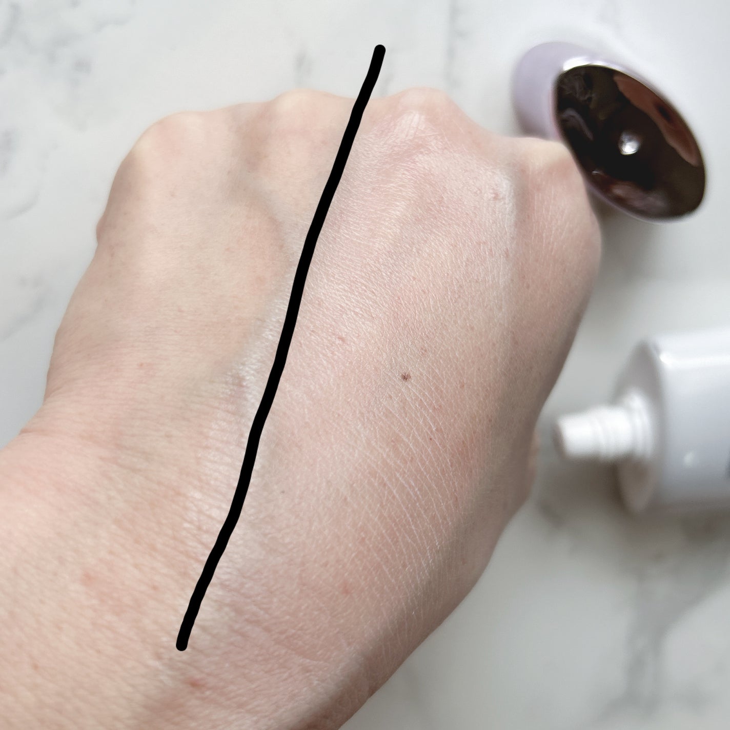 ダルバ ウォータフル トーンアップ サンクリーム(パープル)/ダルバ/日焼け止めクリームを使ったクチコミ(3枚目)