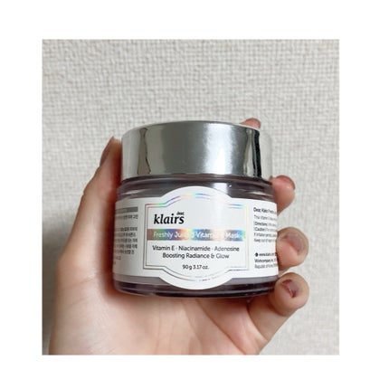 フレッシュリージュースドビタミンEマスク(90g)/Klairs/フェイスクリームを使ったクチコミ(7枚目)