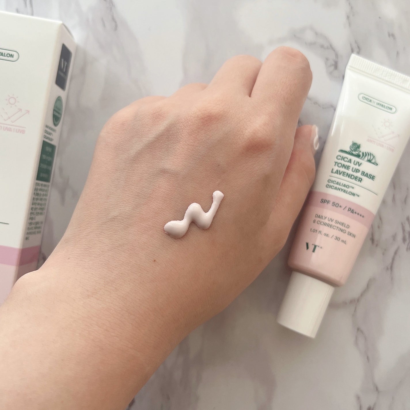 CICA UVトーンアップベース/VT/化粧下地を使ったクチコミ(2枚目)