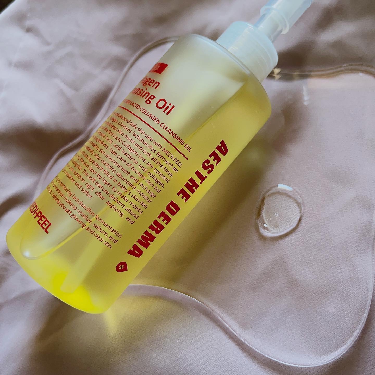 レッドラクトコラーゲンクレンジングオイル/MEDIPEEL/オイルクレンジングを使ったクチコミ（2枚目）