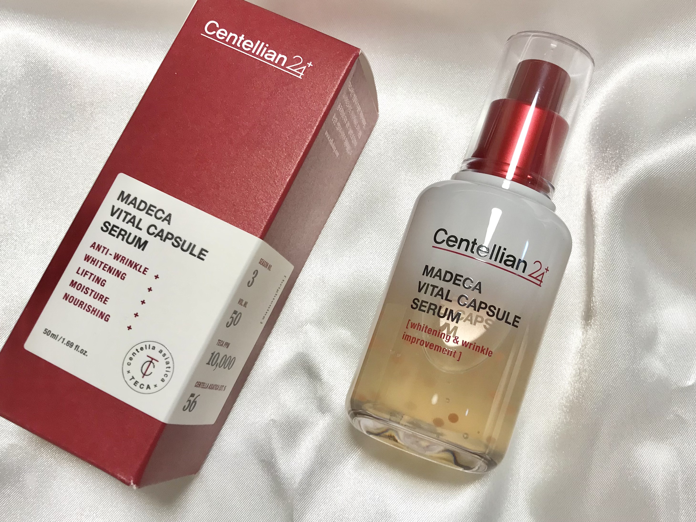 マデカバイタルカプセルセラム/センテリアン24/美容液を使ったクチコミ（2枚目）