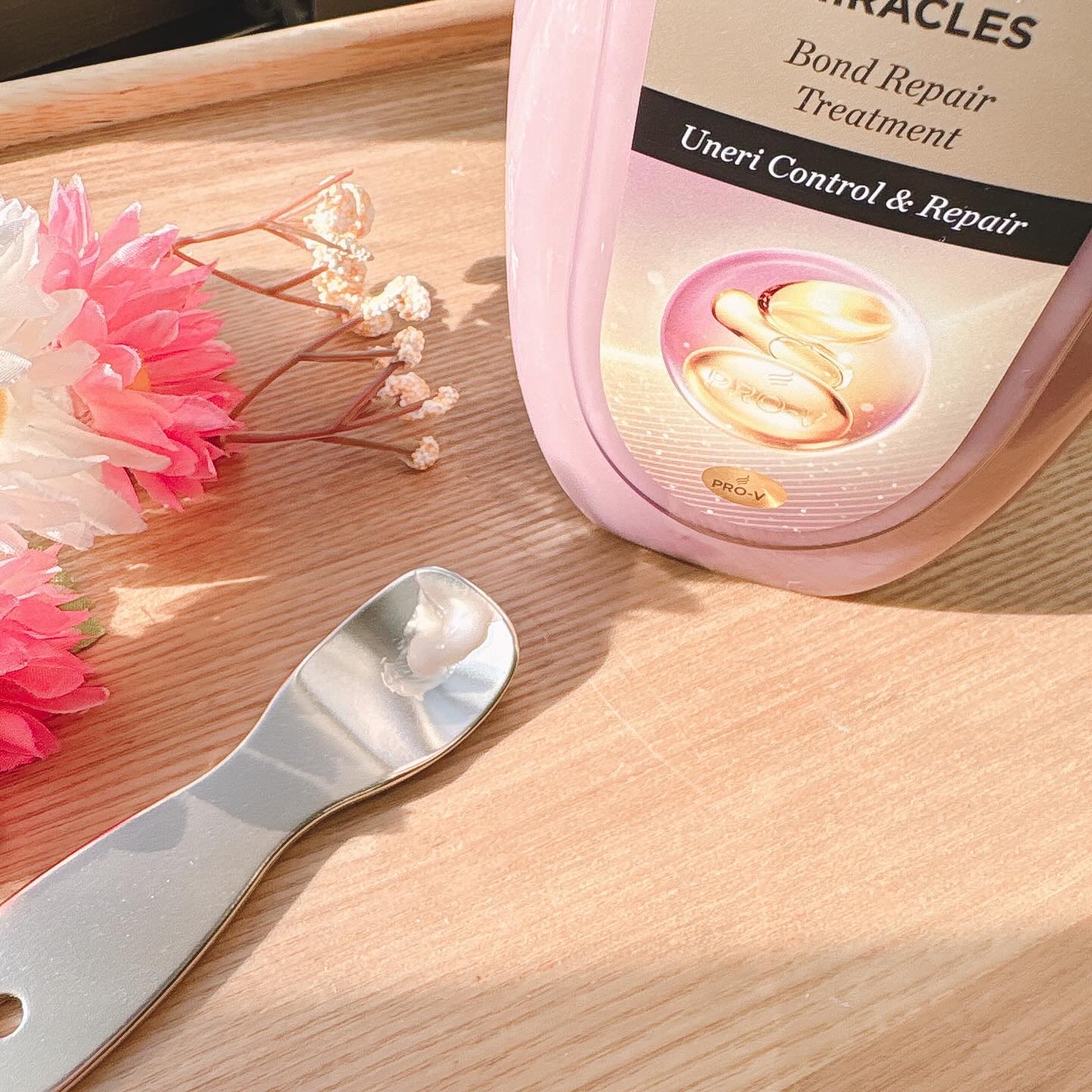 ミラクルズ うねりコントロール&リペア ボンドリペア シャンプー/トリートメント/パンテーン/市販シャンプーを使ったクチコミ（3枚目）