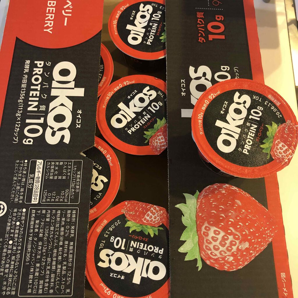 ダノンオイコス　脂肪0（ゼロ）	/オイコス/ヨーグルトを使ったクチコミ（1枚目）