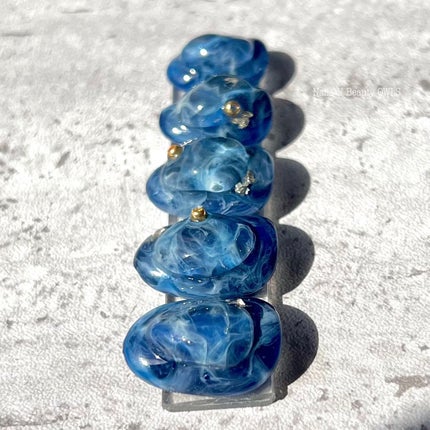 ぴよこれいと あうるす on LIPS 「普通のマーブルとは違くて。重なり合うカーテンみたいな、なんと言..」(3枚目)