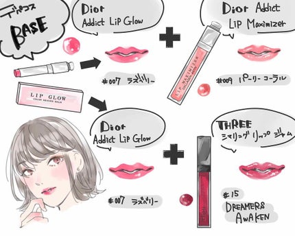 【旧】ディオール アディクト リップ グロウ/Dior/リップケアを使ったクチコミ(1枚目)