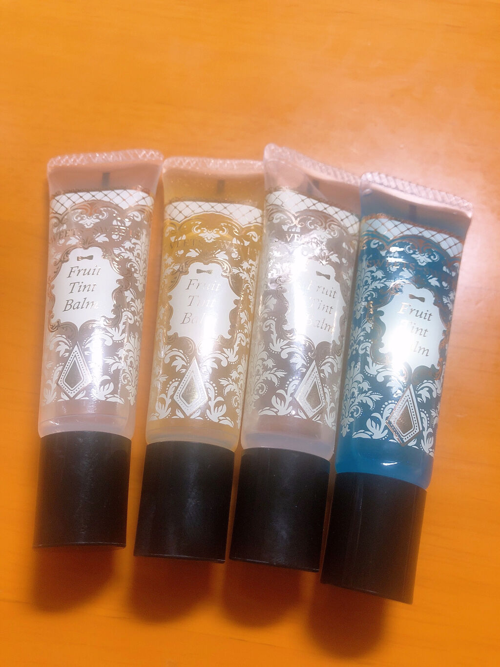 フルーツティントバーム 02 クリアブルー/スウィーツ スウィーツ/リップグロスを使ったクチコミ（1枚目）