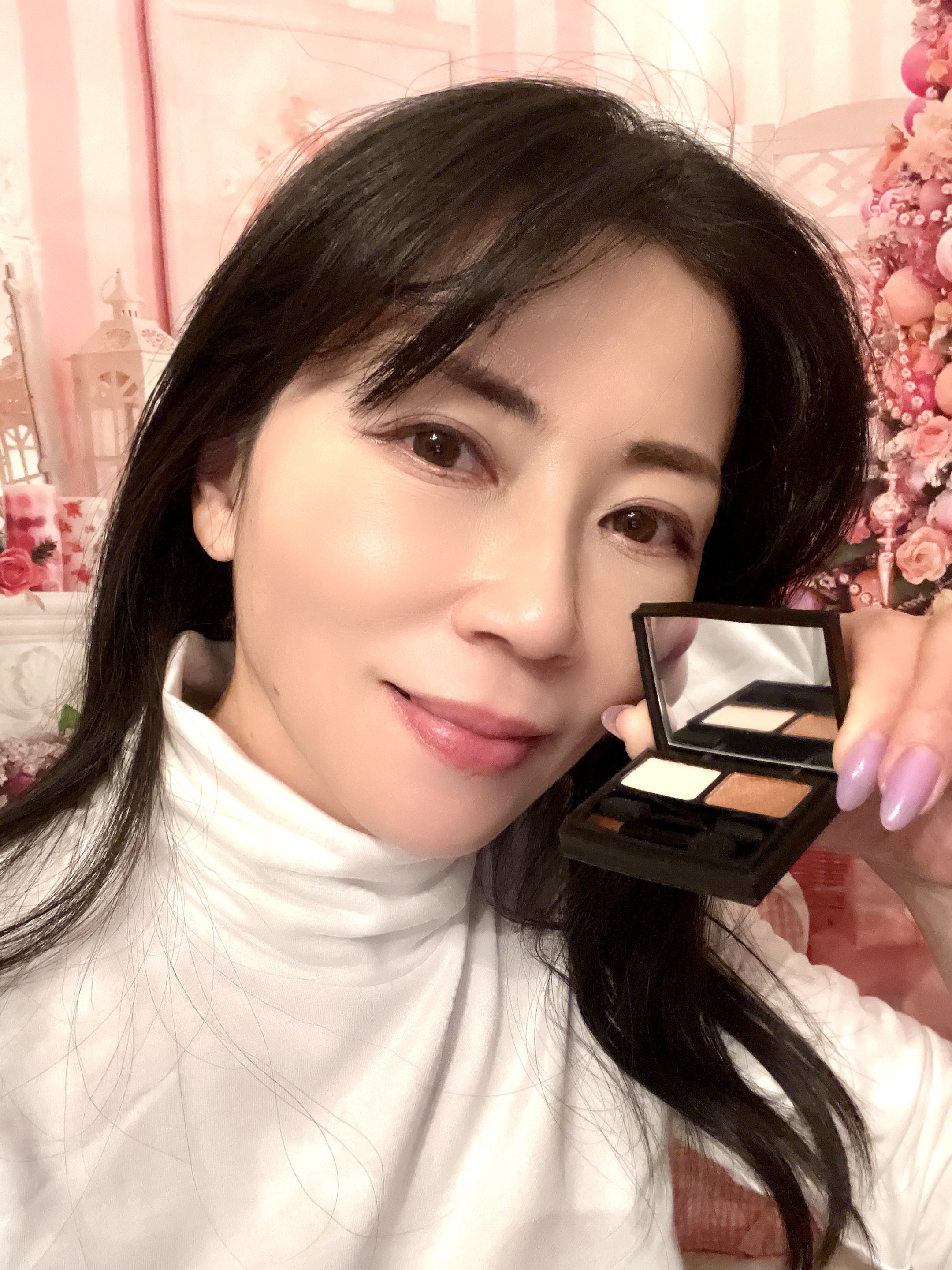 モイストセラムアイカラー 14 トゥインクルヴェール（レフィル）/HABA/パウダーアイシャドウを使ったクチコミ（1枚目）